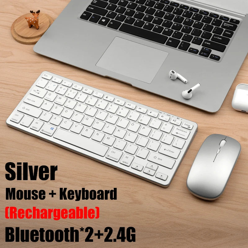 Clavier Bluetooth 5.0 Mini Multimédia - Compatible PC, TV, iPad