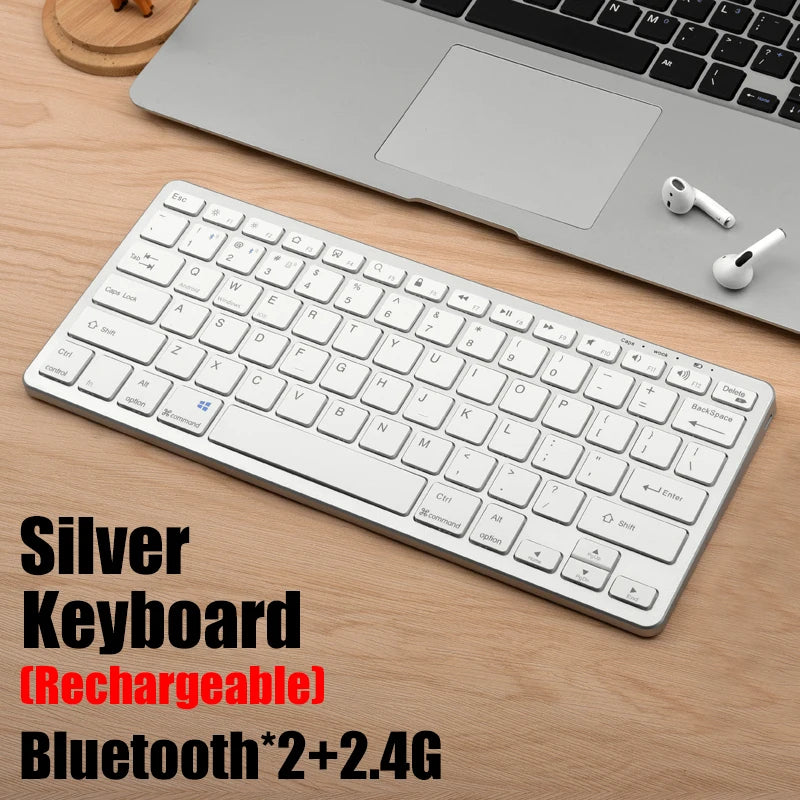 Clavier Bluetooth 5.0 Mini Multimédia - Compatible PC, TV, iPad
