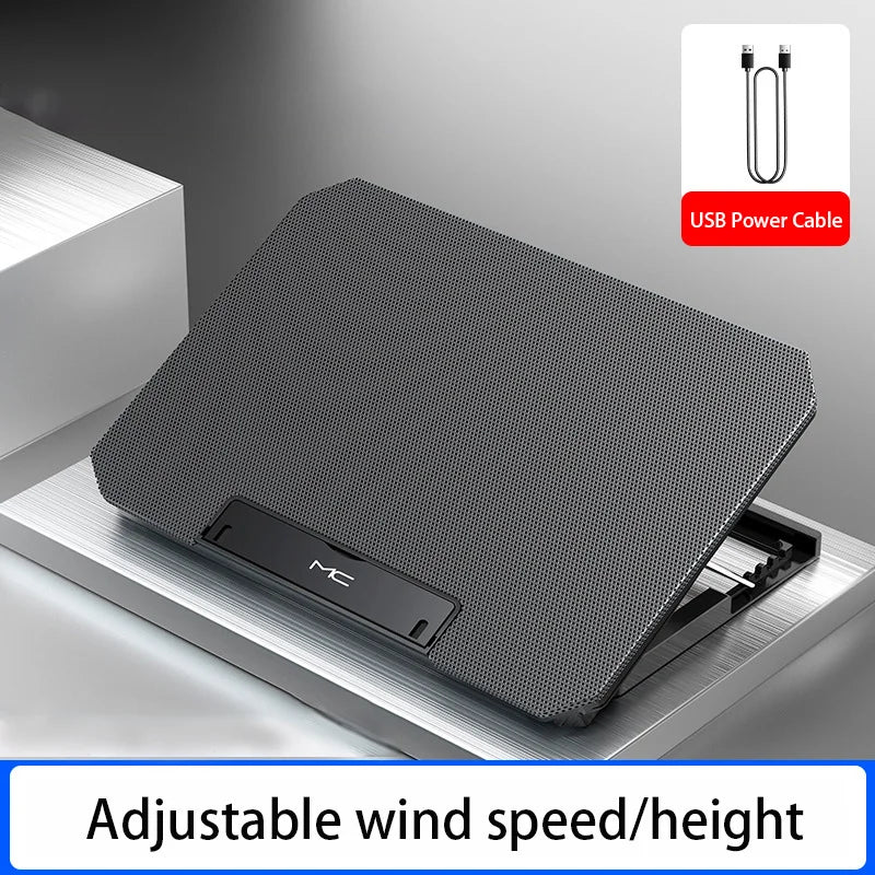 Refroidisseur PC Portable Gaming — Support Ventilé pour 12-16 Pouces