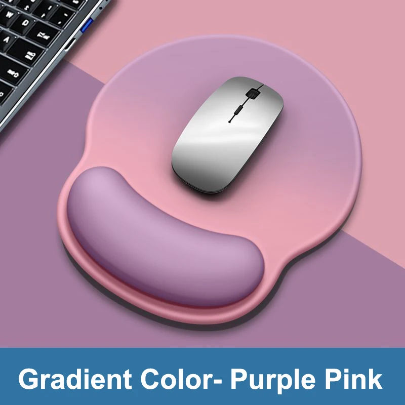 Tapis de Souris Ergonomique en Mousse à Mémoire de Forme — Repose-Poignet Confort