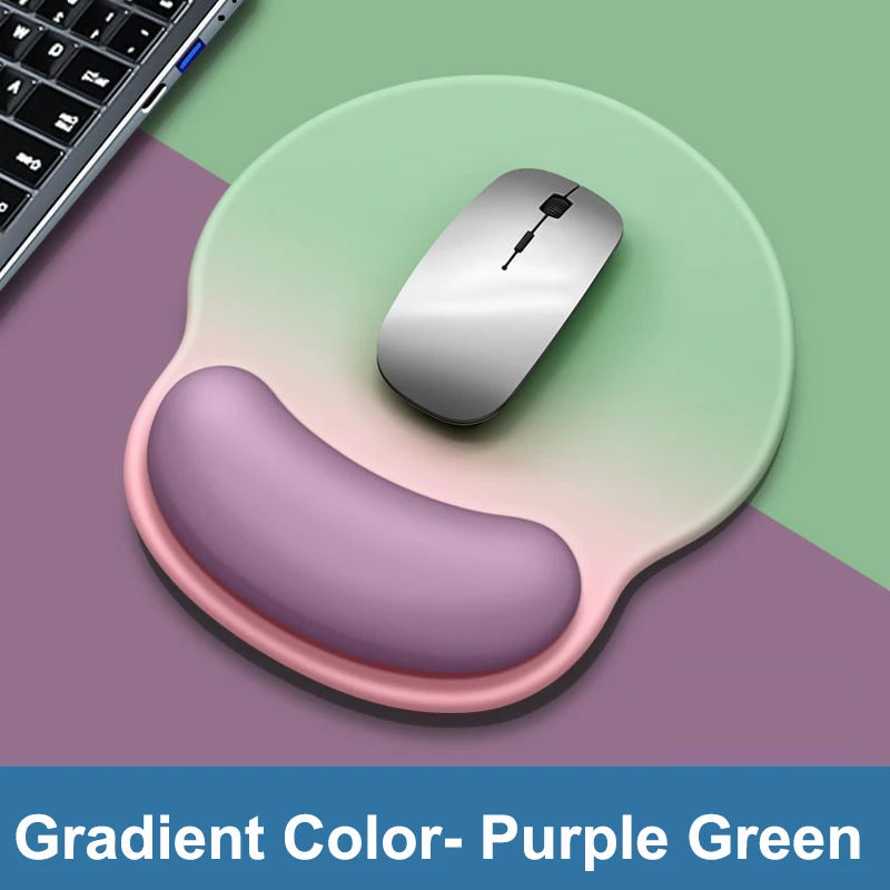Tapis de Souris Ergonomique en Mousse à Mémoire de Forme — Repose-Poignet Confort