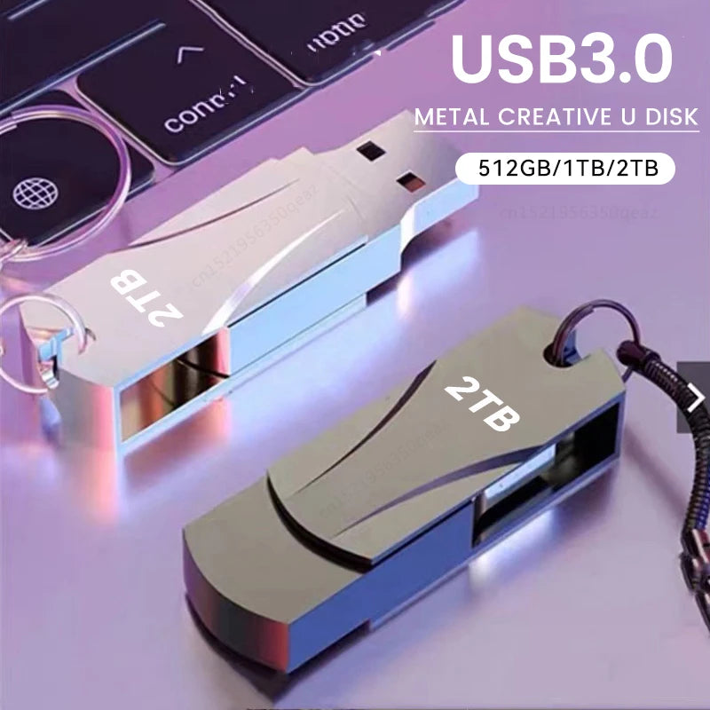 Clé USB 3.0 Haute Vitesse - 512GB à 2TB Waterproof