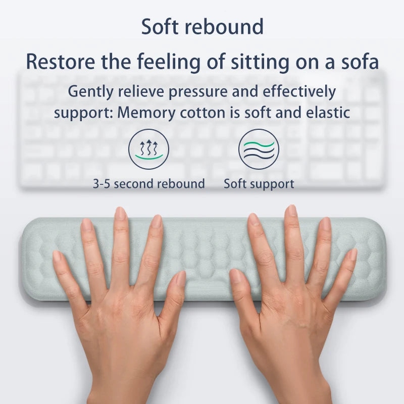 Tapis de Souris Ergonomique en Gel : Travaillez sans douleur