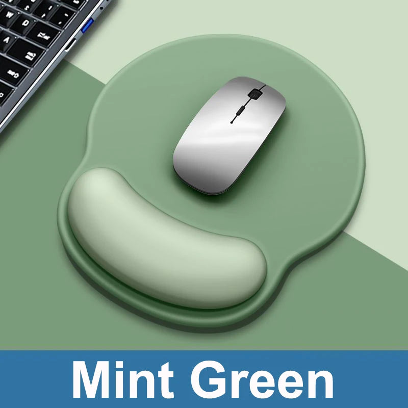 Tapis de Souris Ergonomique en Mousse à Mémoire de Forme — Repose-Poignet Confort