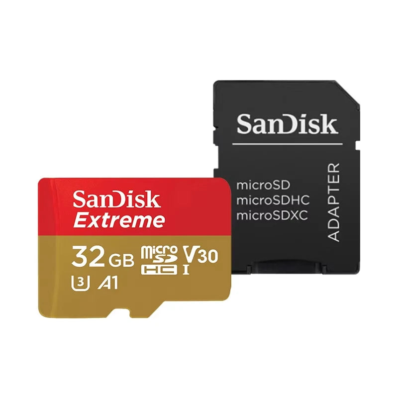 Carte microSD SanDisk Extreme UHS-I - Haute Vitesse A2 V30 4K