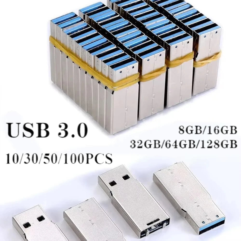 Clé USB 3.0 Chip Semi-finie - 4Go à 128Go Plug & Play