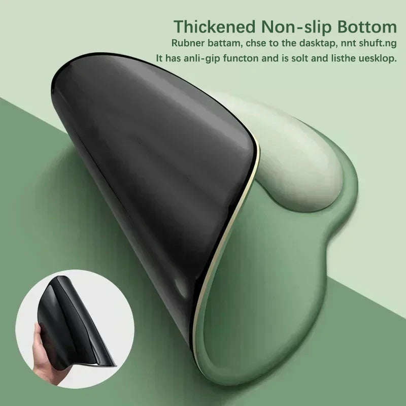 Tapis de Souris Ergonomique en Mousse à Mémoire de Forme — Repose-Poignet Confort