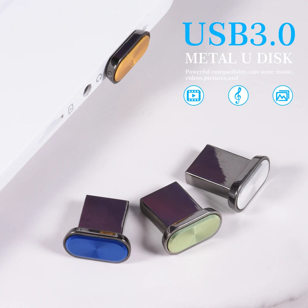 Clé USB 3.0 Super Mini - 4Go à 128Go Stockage Portable