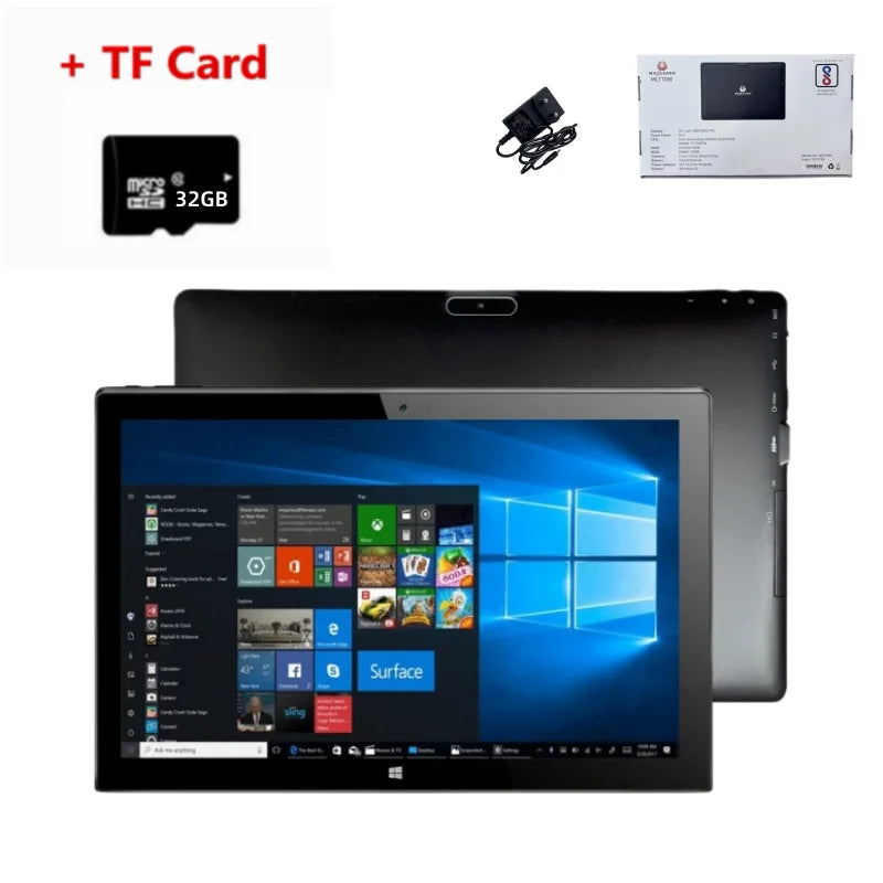 Tablette Windows 10 Pro 10,1" - Intel Celeron 4 Go RAM 32 Go
