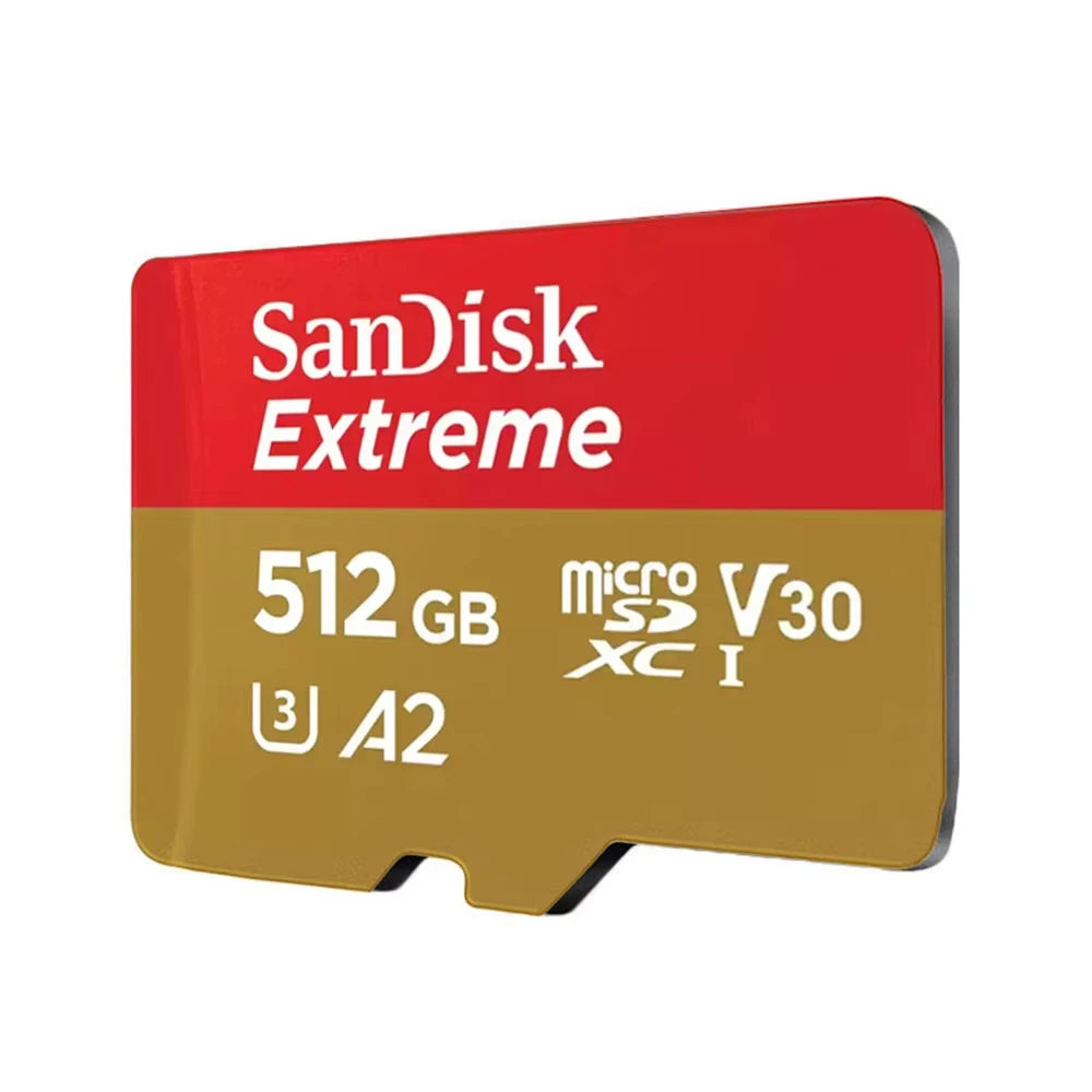 Carte microSD SanDisk Extreme UHS-I - Haute Vitesse A2 V30 4K
