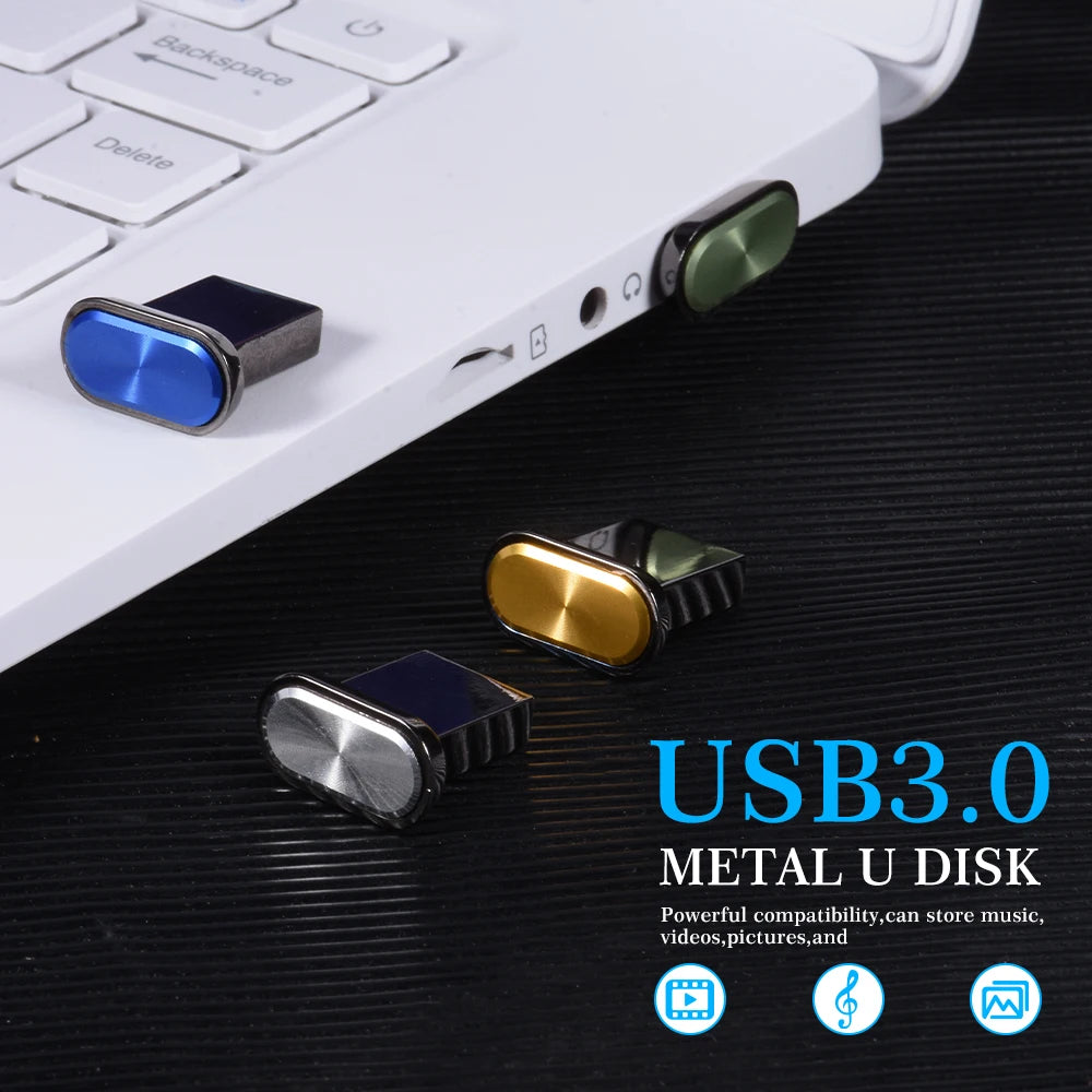 Clé USB 3.0 Super Mini - 4Go à 128Go Stockage Portable