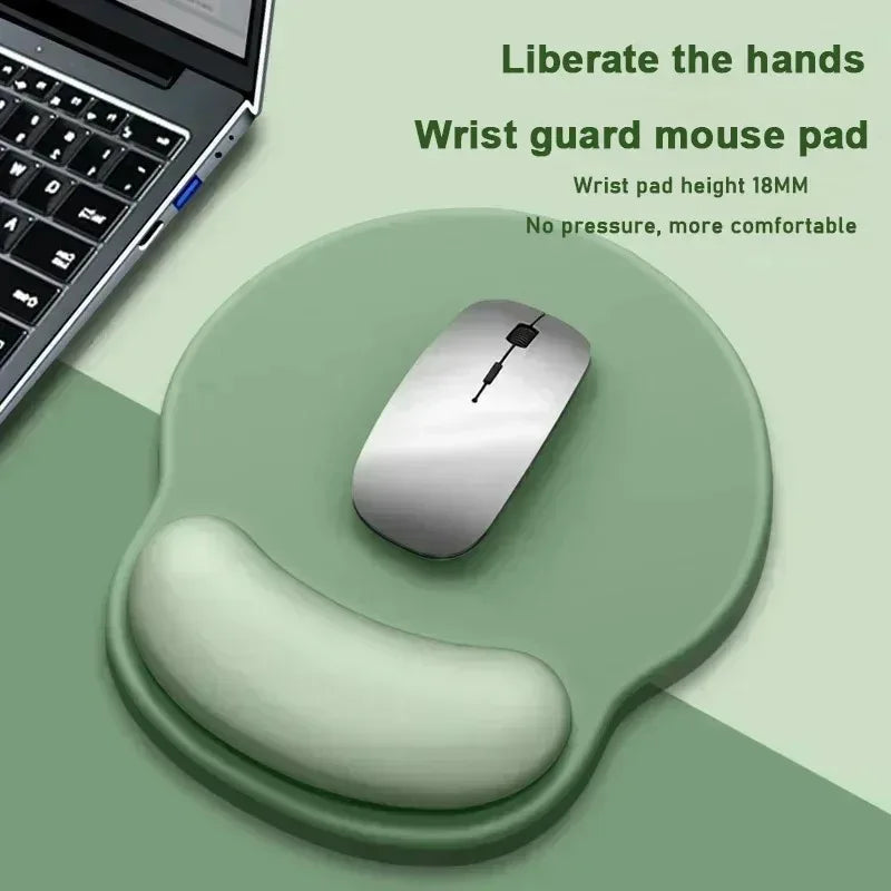 Tapis de Souris Ergonomique en Mousse à Mémoire de Forme — Repose-Poignet Confort