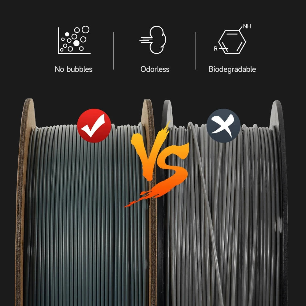 Filament PLA 3D KINGROON 1.75mm - 1kg Précision ±0.03mm Multicolore