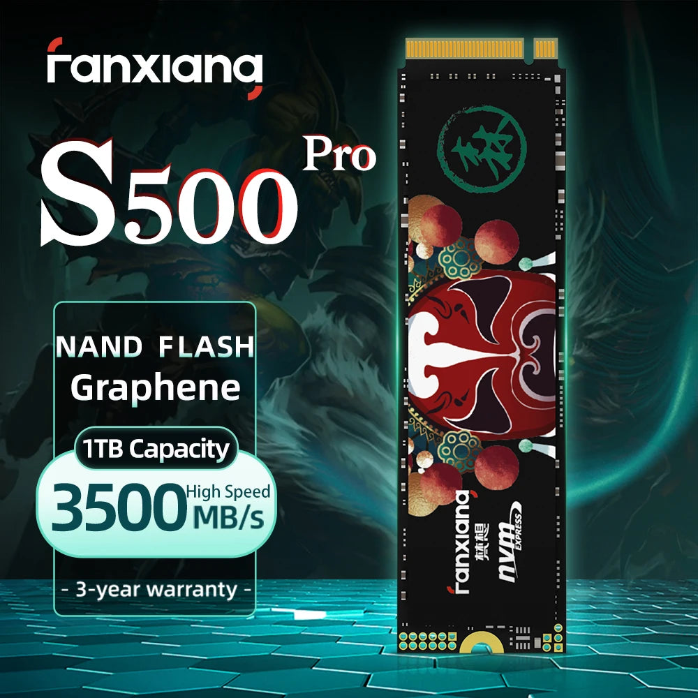 SSD NVMe M.2 Fanxiang S500 Pro / S690 / S790 - 512Go à 4To TLC PCIe Gen4