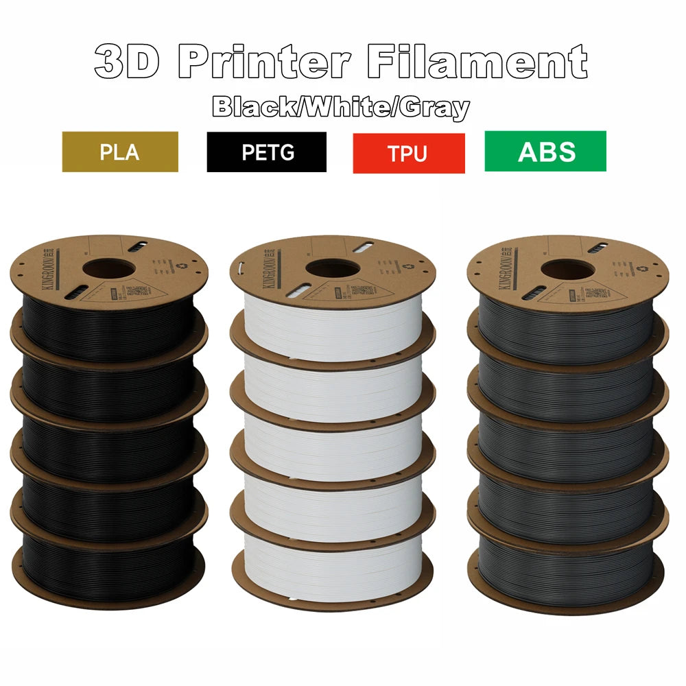 Filament PLA 3D KINGROON 1.75mm - 1kg Précision ±0.03mm Multicolore