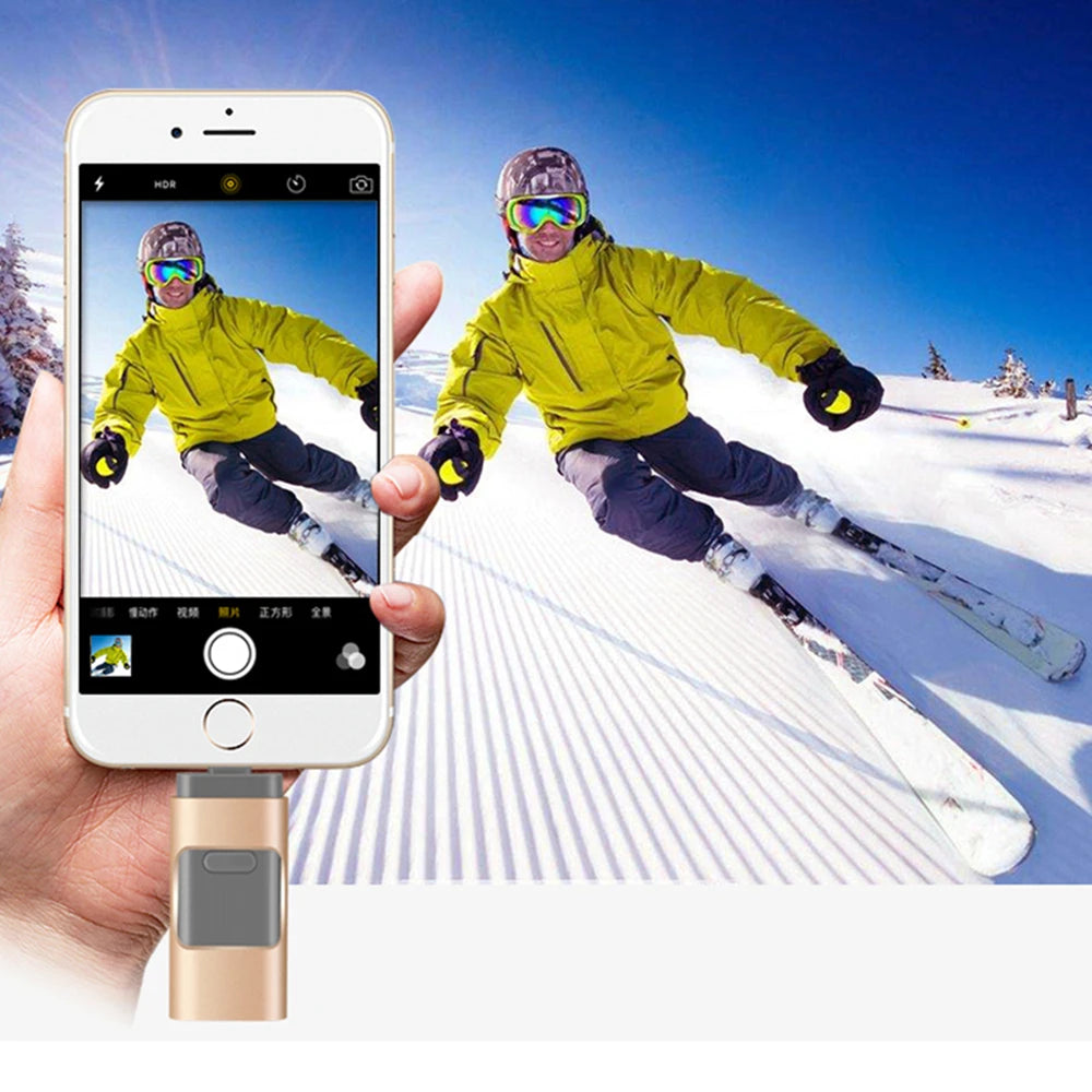 Partagez vos fichiers sur tous vos appareils — Clé USB 3-en-1 OTG