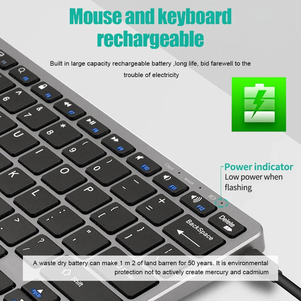 Clavier Bluetooth 5.0 Mini Multimédia - Compatible PC, TV, iPad