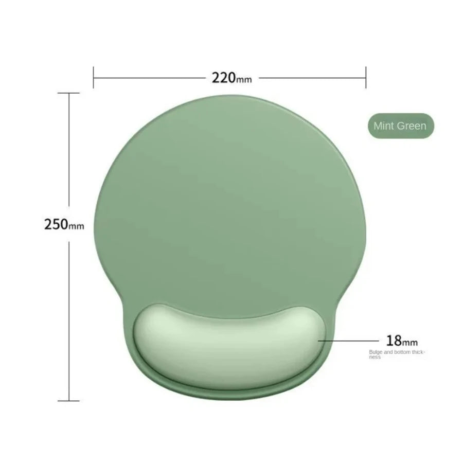 Tapis de Souris Ergonomique en Mousse à Mémoire de Forme — Repose-Poignet Confort