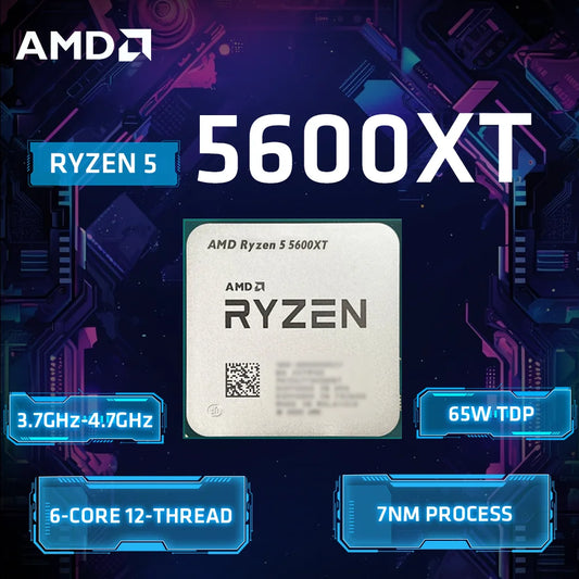 Processeur AMD Ryzen 5 5600XT - 6 Cœurs 12 Threads 4,6 GHz AM4